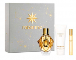 Rinkinys Paco Rabanne Million Gold moterims: kvapusis vanduo EDP, 90 ml + kūno losjonas, 100 ml + kvapusis vanduo EDP, 10 ml