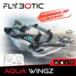 Nuotolinio valdymo lėktuvas Silverlit Aqua Wingz su LED &scaron;viesomis, atsparus vandeniui, amfibija