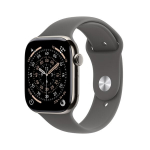 I&scaron;manusis laikrodis Apple Watch Series 11&nbsp;GPS + Cellular 42mm&nbsp;Natural Titanium Case with Stone Grey Sport Band - S/M - MF8M4ET/A