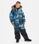 Huppa Žieminis kombinezonas WILLE 2, navy pattern/ dark gray