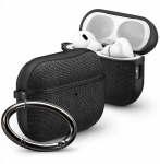 Ausinių dėklas AirPods 3 juodas audinys Spigen