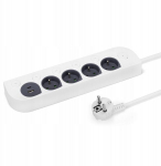 Montis Mt143 prailgintuvas su 4 lizdais, Usb-a, Usb-c, 1.4m, baltas