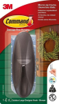 3M COMMAND DOOR HOOK 1PC LAUKO PLASTIKINIS RUDAS 17083...