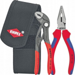 Knipex 2 vnt. mini replių Cobra rinkinys su dėklu