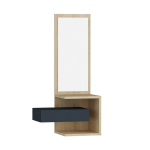 Prie&scaron;kambario baldų komplektas Kalune Design Stella, ąžuolo spalvos/pilkas