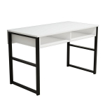 Ra&scaron;omasis stalas Kalune Design Misto, baltas/juodas