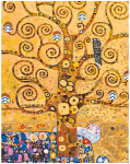 Pie&scaron;imo rinkinys Gyvybės medis Klimpt 40x50