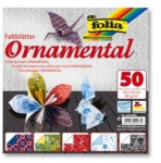 Origami popierius 20x20/50lapų Folia Ornamentas