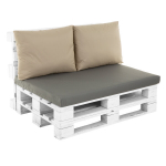 Atlo&scaron;o pagalvėlė PATIO Larisa Basic D031-15CW smėlio poliesterio užvalkalas su užtrauktuku