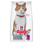 Hill's Science Plan Sterilised Cat Young Adult ėdalas katėms su antiena, 10 kg