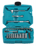 Terk&scaron;lės ir sukimo galvų rinkinys 1/4" Makita B-65567, 34 vnt