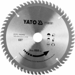 Yato diskinis pjūklas medienai 160mm, 60 dantų