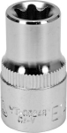 Yato Torx Lizdas 1/2" E14 YT-05248, 38mm, 1/2" (12.7mm), E14, Torx, chromuotas, satininis