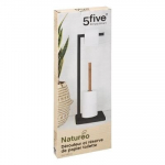 Pastatomas tualetinio popieriaus laikiklis Natureo Black 64.5cm