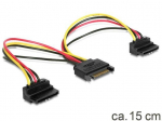 Delock 60128, SATA, 15 cm