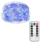 Girlianda 100 LED MicroLED su pultu, mėlyna