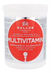 Kaukė sausiems plaukams su žen&scaron;enio ekstraktu ir avokadų aliejumi Kallos Multivitamin 1000 ml