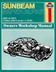 Sunbeam Alpine & Rapier Owners Workshop Manual: 67-74