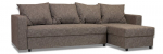Kampinė sofa Lugan+, smėlio spalvos