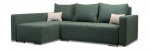 Kampinė sofa Megan (de&scaron;inė) Žalias