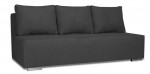 Sofa - lova Kvadrats XL Tamsiai pilka