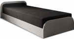 Lova NORE Parys Alova 04, 90x200 cm, juoda/pilka