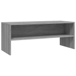 vidaXL Televizoriaus spintelė vidaXL, pilka ąžuolo, 100x40x40cm, mediena Pilka