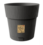 Plastikinis Vazonas su Lėk&scaron;te 29cm Pilkas 68151