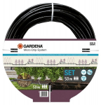 La&scaron;elinio laistymo sistema krūmams/gyvatvorėms Gardena Micro-Drip, 50m