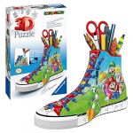 3D dėlionė su sportbačiu Ravensburger Sneaker Super Mario, 108 d.