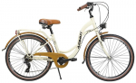 Dviratis AZIMUT Vintage TX-7 26" 2025 cream-brown shiny