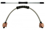 Pilateso mank&scaron;tos strypas Spartan Pilates Blade, 120 cm, pilkas