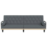 Sofa-lova su porankiais vidaXL, pilka