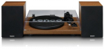 LENCO LS-480WD - RECORD PLAYER WITH BUILT-IN AMPLIFIER AND BLUETOOTH&reg; PLUS 2 EXTERNAL SPEAKERS