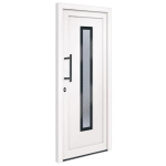 vidaXL Priekinės durys baltos spalvos 88x200cm 3157074, Balta
