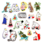 Muminų personažų magnetukai Moomin Magnetic Playset, 19 vnt