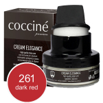 Coccine Cream Elegance batų tepalas su kempinėle, 50 ml, raudonas