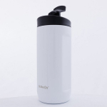 Termo puodelis Dr.Bacty Notus 360 ml 2-in-1 - baltas