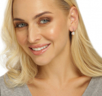JwL Luxury Pearls Eleganti&scaron;ki sidabriniai auskarai su perlu ir cirkoniais JL0640 sJL0640, Silver