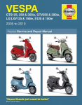 Vespa GTS, GTV, GT, LX, LXV, S, Primavera & Sprint (05 - 18) 3rd New edition