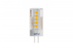 LED lemputė, G4, 3000K, 3,0 W, DC 12V, 360&deg;, 260lm