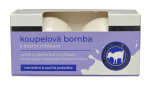 Putojančios vonios bombos Vivaco su ožkos pienu, 2 x 75g