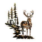Sienų dekoracija Deer 3, 1 vnt.