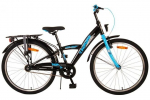 Miesto dviratis Volare Thombike, 24 colių, juodas - mėlynas