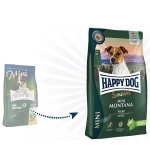 Happy Dog Mini suaugusiems mažų veislių &scaron;unims su arkliena, 4 kg