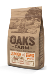 Oak's Farm Grain Free visų veislių jauniems &scaron;unims su la&scaron;i&scaron;a ir kriliu, 2 kg