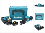 Akumuliatorinis tiesinis pjūklas Makita DJR189RTJ, 18 V, su baterija ir įkrovikliu