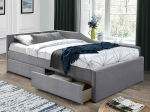 Lova Signal Eliot Velvet, 120x200 cm, pilka