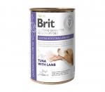 Brit Vet Diet Gastrointestinal su tunu ir ėriena, 400 g