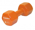 Hantelis Toorx Fitness Vinyl Dumbbell, 1 kg